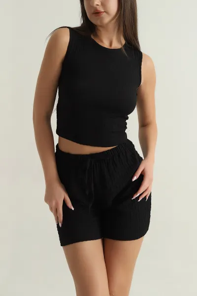 siyah-gofre-likrali-kadin-ikili-takim-377430