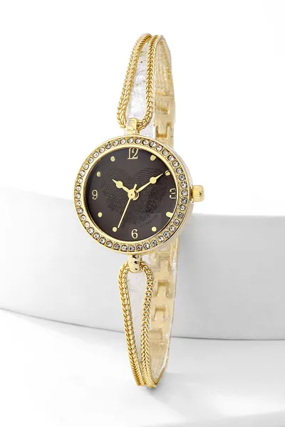 Siyah Gold Şık Kadın Saat 480110