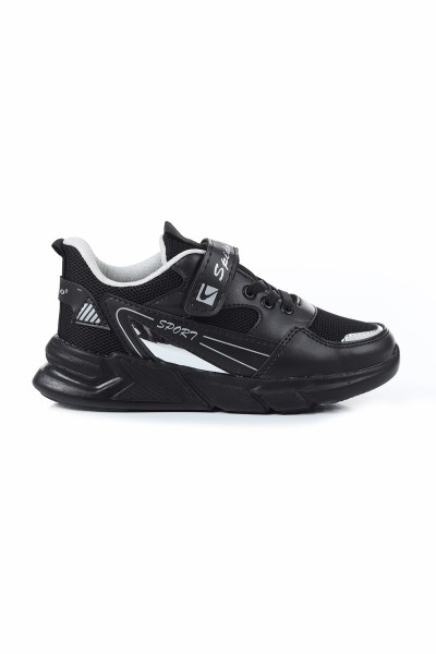 siyah-gumus-31-35-filet-cirtli-lastikli-sport-baskili-kiz-cocuk-spor-ayakkabi-169060