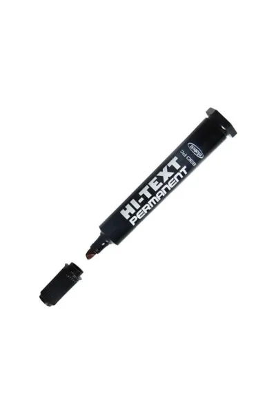 Siyah Hi-Text Permanent Kesik Uçlu Kalıcı Koli Kalemi 830pb 283981