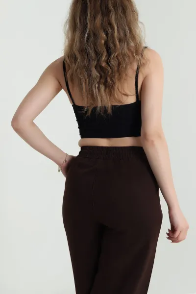 Siyah İp Askılı Sandy Kadın Bluz 479917