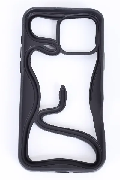 siyah-iphone-15-pro-uyumlu-desenli-snake-serisi-sert-slikon-telefon-kilifi-390769