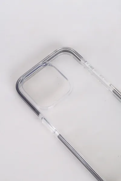 Siyah iPhone 15 Pro Uyumlu Zero Serisi Telefon Kılıfı 348718