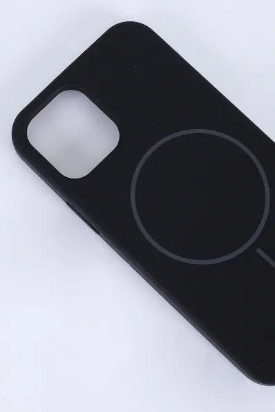 Siyah İPhone 16 Pro Max Uyumlu Capsule Serisi Soft Tpu Slikon Telefon Kılıfı 390168