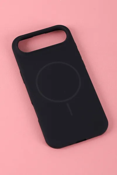 Siyah İPhone 17 Air Uyumlu Capsule Serisi Soft Tpu Slikon Telefon Kılıfı 411868