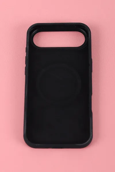 Siyah İPhone 17 Air Uyumlu Capsule Serisi Soft Tpu Slikon Telefon Kılıfı 411868