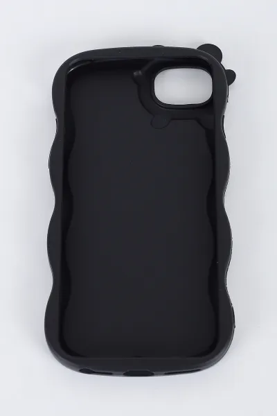 Siyah Iphone 7 Iphone 8 ve Iphone SE Uyumlu Micky Mouse Serisi Yumuşak Slikon Telefon Kılıfı 391221