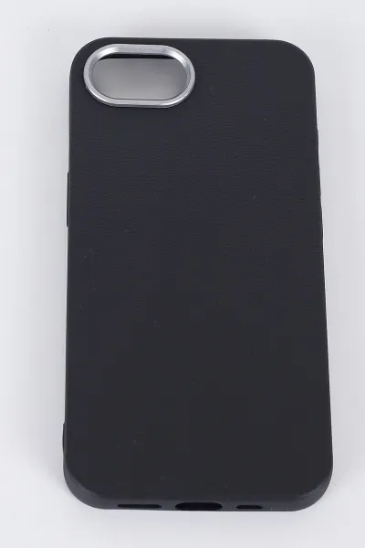 Siyah İPhone SE4 16E Uyumlu Armory Serisi Sert Slikon Telefon Kılıfı 396955