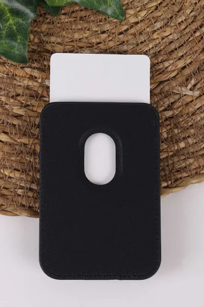 Siyah Iphone Uyumlu Wanda Wallet Case Magsafe Kartlık - Telefon Kartlığı 431927