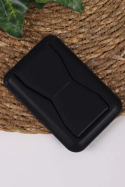 Siyah Iphone Uyumlu Wanda Wallet Case Magsafe Kartlık - Telefon Kartlığı 431927