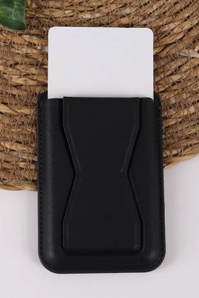 Siyah Iphone Uyumlu Wanda Wallet Case Magsafe Kartlık - Telefon Kartlığı 431927
