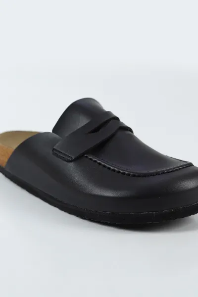 Siyah Kadın Loafer Terlik 500438