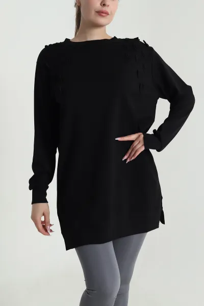 siyah-kalp-detay-oysho-kadin-tunik-484731