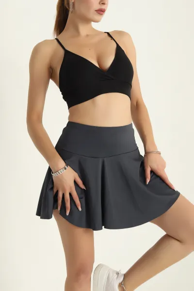 Siyah Kaplı Kruvaze İp Askılı Büstiyer 297728