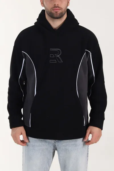 siyah-kapusonlu-nakis-detayli-erkek-sweatshirt-408758