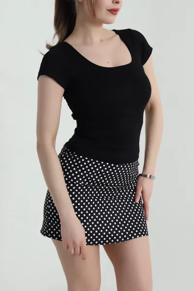 siyah-kare-yaka-oysho-kadin-tisort-459344