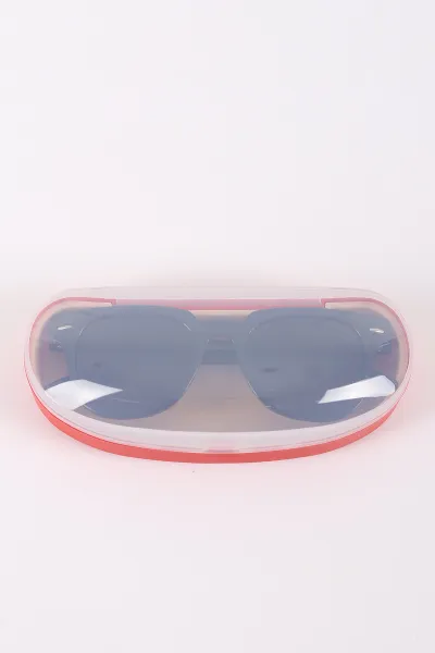 Siyah  Kemik Çerçeveli Kutulu Unisex Güneş Gözlüğü 445319