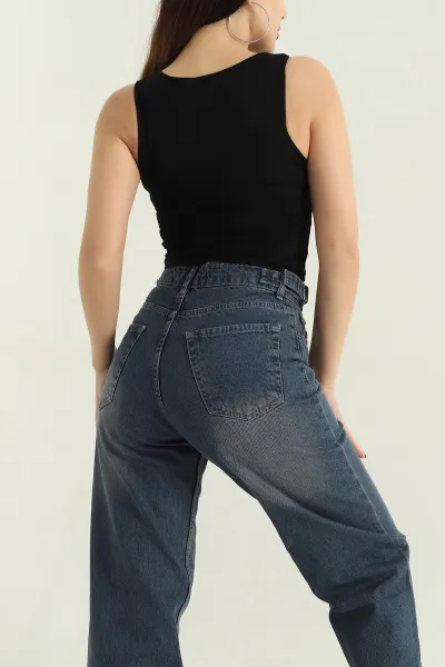 Siyah Kolsuz Likralı Crop 335298
