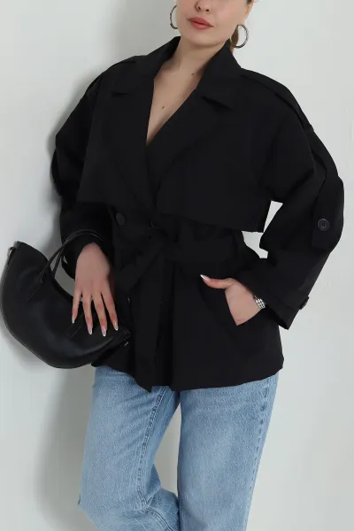 siyah-kusakli-tasarim-kadin-ara-boy-trenckot-487233