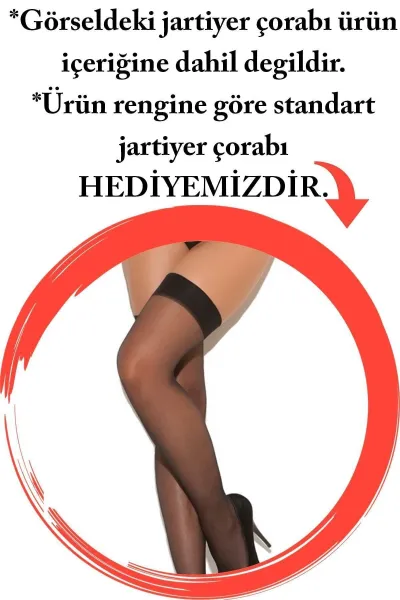Siyah Lame Deri Fermuarlı Babydoll Fantezi Kostüm 272959