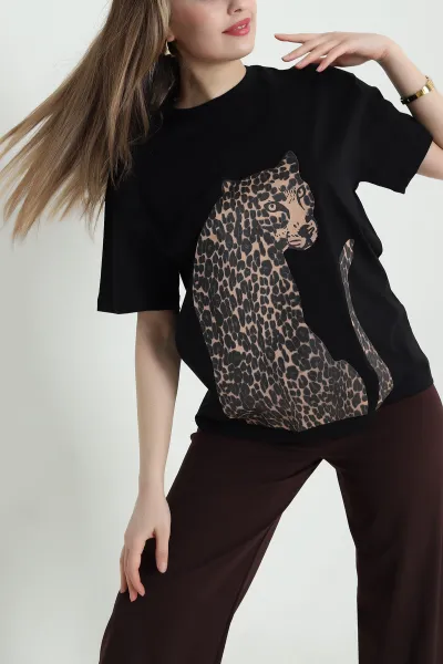 siyah-leopar-baskili-suprem-kadin-tisort-440871