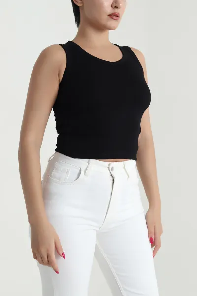 Siyah Likralı Modal Kadın Atlet 476466