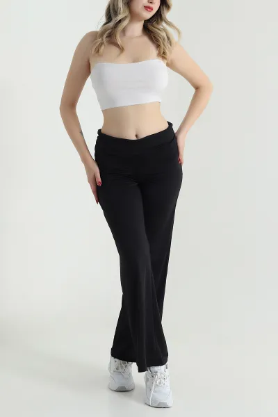 Siyah Likralı Oysho Kadın Pantolon 473759