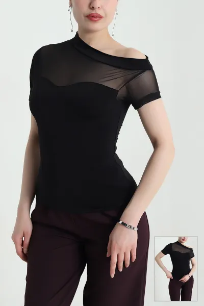 siyah-likrali-tul-garnili-sandy-kadin-bluz-454327