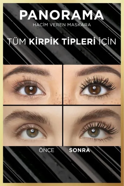 L'Oreal Paris Panorama Hacim Veren Maskara Siyah 283896