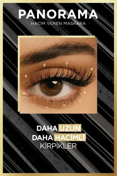 L'Oreal Paris Panorama Hacim Veren Maskara Siyah 283896