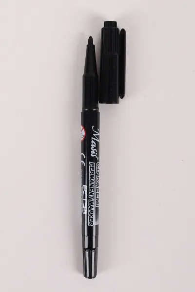Siyah Masis Cd Kalemi -  Asetat Kalem Çift Taraflı Uç 0.5-1.0 Mm 457313