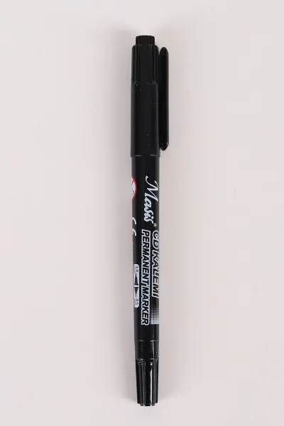 Siyah Masis Cd Kalemi -  Asetat Kalem Çift Taraflı Uç 0.5-1.0 Mm 457313
