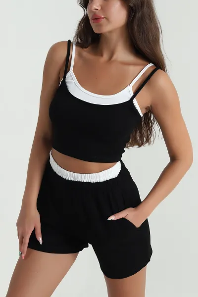 siyah-modal-crop-sort-kadin-ikili-takim-471992