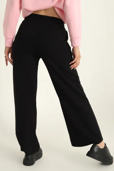 Siyah Modal Palazzo Bayan Alt 292855
