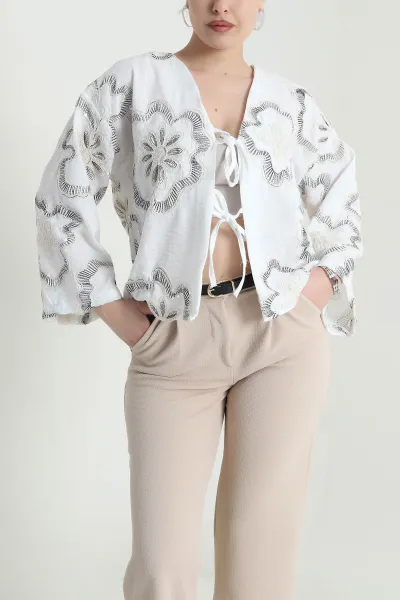 siyah-nakisli-pullu-muslin-kadin-kimono-461508