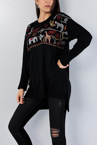 siyah-nakisli-triko-kazak-tunik-78868