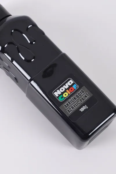 Siyah Novacolor Akrilik Boya 180 Gr 421857