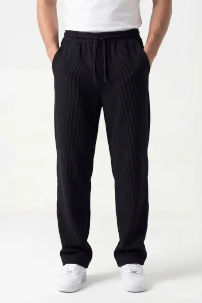 siyah-ottoman-kumas-baggy-belden-baglamali-erkek-pantolon-442055