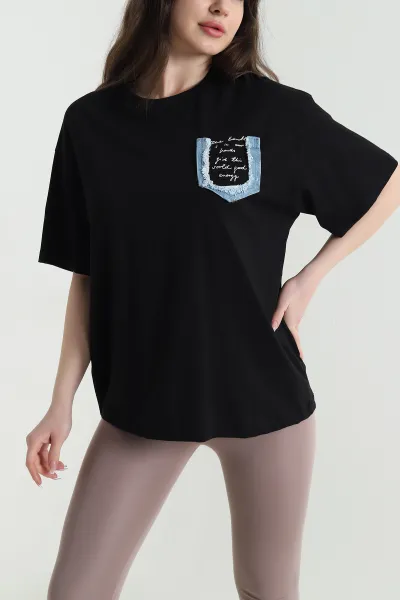 siyah-oversize-bisiklet-yaka-suprem-kadin-tisort-452514