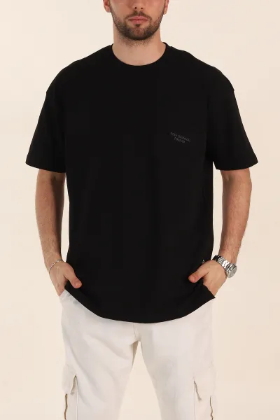 siyah-oversize-cep-detayli-erkek-tisort-358092