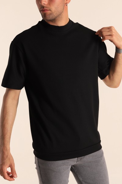 Siyah Oversize Erkek Tişört 181807