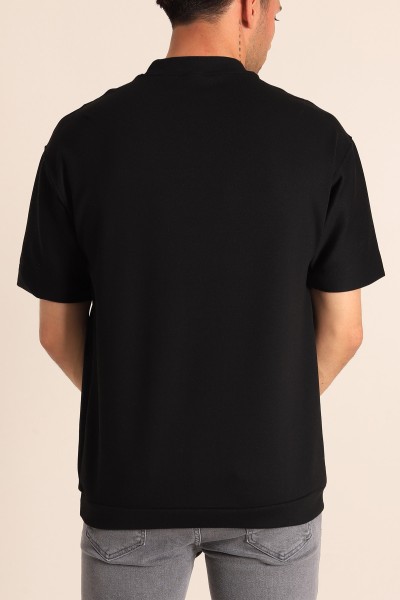 Siyah Oversize Erkek Tişört 181807