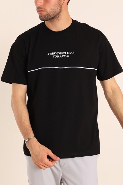 siyah-oversize-gogus-kabartma-yazili-erkek-tisort-184309