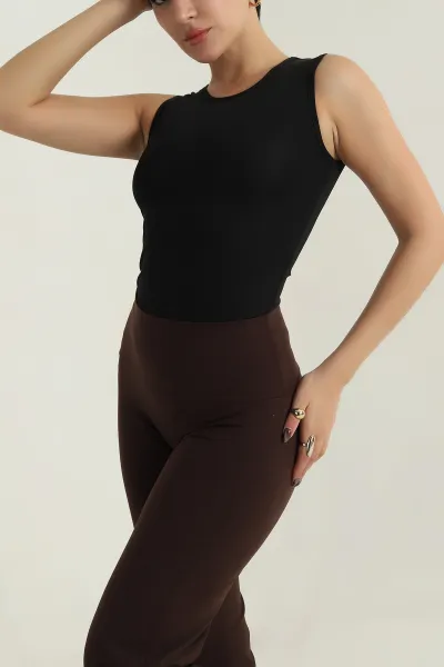 Siyah Oysho Kadın Zıbın Bluz 411431