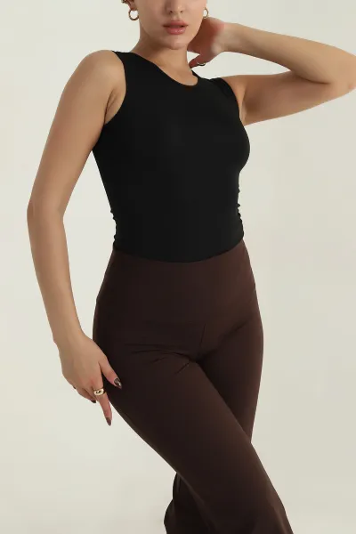 Siyah Oysho Kadın Zıbın Bluz 411431