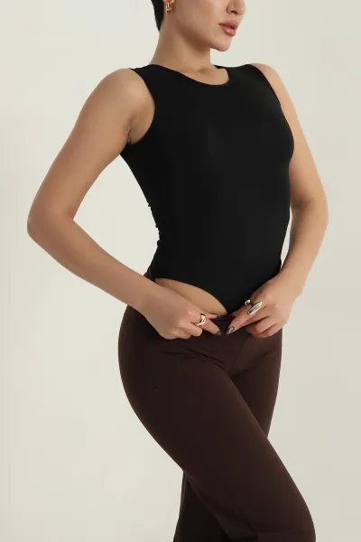 Siyah Oysho Kadın Zıbın Bluz 411431