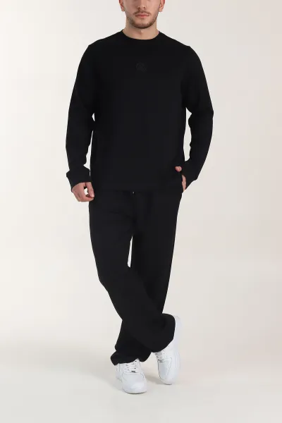 siyah-oysho-kumas-baggy-erkek-ikili-takim-405371