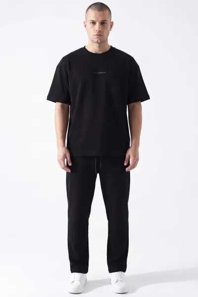 siyah-oysho-kumas-oversize-bisiklet-yaka-erkek-ikili-takim-445188