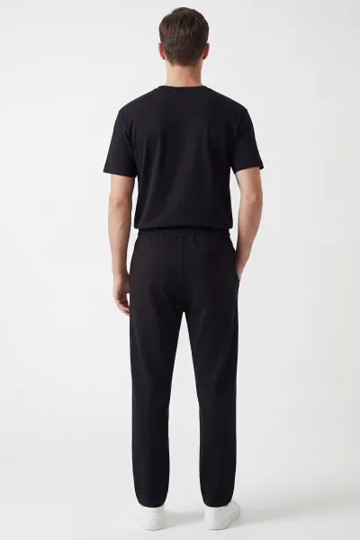 Siyah Oysho Kumaş Oversize  Erkek İkili Takım 443308