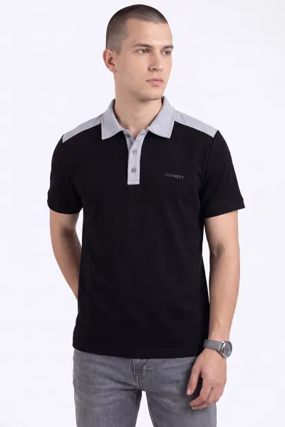 siyah-oysho-kumas-polo-yaka-dugme-detayli-erkek-tisort-471695